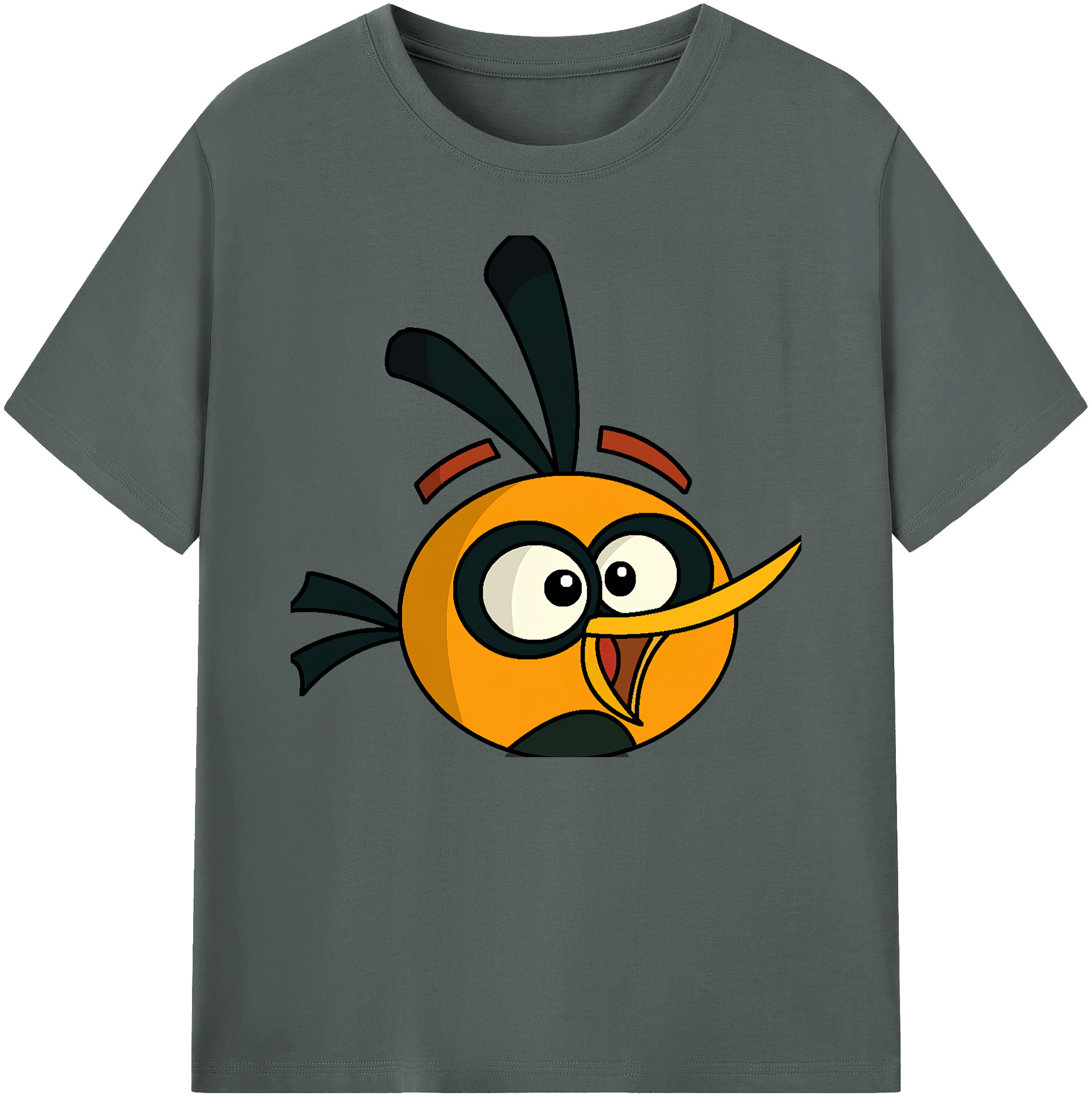 （画像用） Angry Birds アングリーバード 綿100％ メンズ半袖Tシャツ｜肌触りやわらか＆通気性